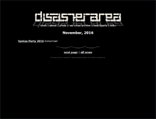 Tablet Screenshot of disasterarea.net
